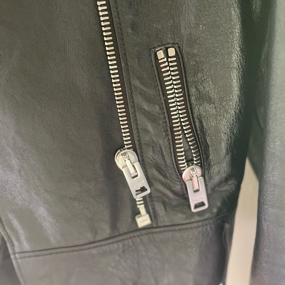 Perfect cropped Coach Leather Jacket - Picture 4 of 4